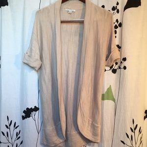 Banana Republic Long Cream Cardigan